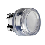 Schneider Electric Harmony XB4 Series White Momentary Push Button Head, 22mm Cutout