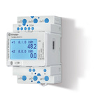 7M.38.8.400.0212 | Finder 7M 3 Phase LCD Energy Meter, 95.4mm Cutout Height