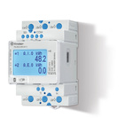 7M.38.8.400.0312 | Finder 7M 3 Phase LCD Energy Meter, 95.4mm Cutout Height
