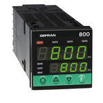 800-DRRV-03220-000 | Gefran 800 DIN Rail Controller, 48 x 48 (1/16 DIN)mm 1 Input, 3 Output Analog Current, Electromechanical Relay, Solid