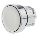 Schneider Electric Harmony XB4 Series White Latching Push Button Head, 22mm Cutout, IP66, IP67, IP69K