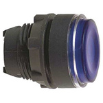 Schneider Electric Harmony XB5 Series Blue Illuminated Momentary Push Button Head, 22mm Cutout, IP66, IP67, IP69K