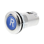 Allen Bradley 800F Series Blue Reset Push Button Head, 22mm Cutout, IP65