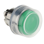 Schneider Electric Harmony XB4 Series Green Spring Return Push Button Head, 22mm Cutout, IP66, IP67