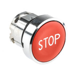 Schneider Electric Harmony XB4 Series Red Spring Return Push Button Head, 22mm Cutout, IP66, IP67, IP69K