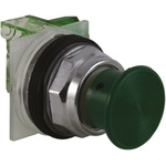 Schneider Electric Harmony 9001K Series Green Momentary Push Button Head, 30mm Cutout, IP66