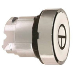 Schneider Electric Harmony XB4 Series White Spring Return Push Button Head, 22mm Cutout, IP66, IP67, IP69K