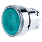 Schneider Electric Harmony XB4 Series Green Illuminated Spring Return Push Button Head, 22mm Cutout, IP66, IP67, IP69K