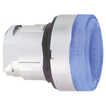 Schneider Electric Harmony XB4 Series Blue Illuminated Spring Return Push Button Head, 22mm Cutout, IP66, IP67
