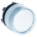 Schneider Electric Harmony XB5 Series White Spring Return Push Button Head, 22mm Cutout, IP66, IP67