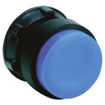 Schneider Electric Harmony XB5 Series Blue Spring Return Push Button Head, 22mm Cutout, IP66, IP67, IP69K