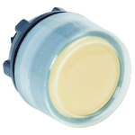 Schneider Electric Harmony XB5 Series Yellow Spring Return Push Button Head, 22mm Cutout, IP66, IP67