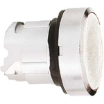 Schneider Electric Harmony XB5 Series White Illuminated Spring Return Push Button Head, 22mm Cutout, IP66, IP67