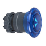 Schneider Electric Harmony XB5 Series Blue Illuminated Latching Push Button Head, 22mm Cutout, IP66, IP69K