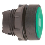 Schneider Electric Harmony XB5 Series Green Spring Return Push Button Head, 22mm Cutout, IP66, IP67, IP69K