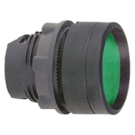 Schneider Electric Harmony XB5 Series Green Spring Return Push Button Head, 22mm Cutout, IP66, IP67, IP69K