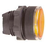 Schneider Electric Harmony XB5 Series Orange Spring Return Push Button Head, 22mm Cutout, IP66, IP67, IP69K