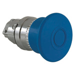 Schneider Electric Harmony XB4 Series Blue Latching Push Button Head, 22mm Cutout, IP66, IP67, IP69K