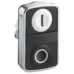 Schneider Electric Harmony XB4 Series Black, White Momentary Push Button Head, 22mm Cutout, IP67