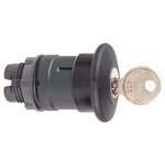Schneider Electric Harmony XB5 Series Black Key Release Push Button Head, 22mm Cutout, IP66, IP67, IP69K