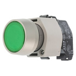 EAO Green Momentary Push Button Head, IP65