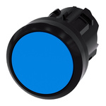 Siemens SIRIUS ACT Series Blue Momentary Push Button Head, 22mm Cutout, IP66, IP67, IP69K