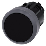 Siemens SIRIUS ACT Series Black Momentary Push Button Head, 22mm Cutout, IP66, IP67, IP69K