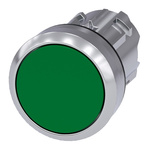 Siemens SIRIUS ACT Series Green Momentary Push Button Head, 22mm Cutout, IP66, IP67, IP69K