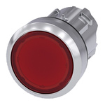 Siemens SIRIUS ACT Series Red Momentary Push Button Head, 22mm Cutout, IP66, IP67, IP69K