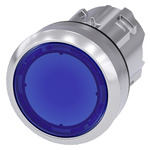 Siemens SIRIUS ACT Series Blue Momentary Push Button Head, 22mm Cutout, IP66, IP67, IP69K