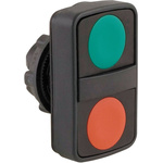 Schneider Electric Harmony XB5 Series Green, Red Momentary Push Button Head, 22mm Cutout, IP67, IP69K