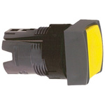 Schneider Electric Harmony XB6 Series Yellow Spring Return Push Button Head, 16mm Cutout, IP65