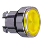 Schneider Electric Harmony XB4 Series Yellow Momentary Push Button Head, 22mm Cutout, IP66, IP67, IP69K