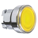Schneider Electric Harmony XB4 Series Yellow Momentary Push Button Head, 22mm Cutout, IP66, IP67, IP69K