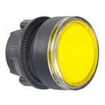 Schneider Electric Harmony XB5 Series Yellow Momentary Push Button Head, 22mm Cutout, IP66, IP67, IP69K