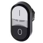 Siemens SIRIUS ACT Series Black, White Momentary Push Button, 22mm Cutout, IP66, IP67, IP69K
