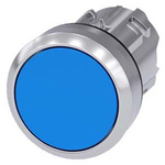 Siemens SIRIUS ACT Series Blue Latching Push Button, 22.3mm Cutout, IP66, IP67, IP69K