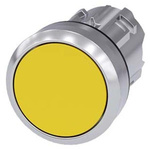 Siemens SIRIUS ACT Series Yellow Momentary Push Button, 22mm Cutout, IP66, IP67, IP69K