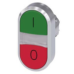 Siemens SIRIUS ACT Series Green, Red Momentary Push Button, 22mm Cutout, IP66, IP67, IP69K
