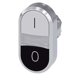 Siemens SIRIUS ACT Series Black, White Momentary Push Button, 22mm Cutout, IP66, IP67, IP69K
