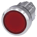 Siemens SIRIUS ACT Series Red Latching Push Button, 22mm Cutout, IP66, IP67, IP69K