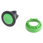 Schneider Electric Harmony ZB5 Series Green Momentary Push Button Head, 30mm Cutout, IP66, IP67, IP69K