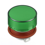 Idec HW Series Green Push Button Head, 22mm Cutout