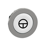 Schneider Electric ZB4 Series White Momentary Push Button Head, 30mm Cutout, IP66, IP67, IP69K