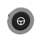 Schneider Electric ZB4 Series Black Momentary Push Button Head, 30mm Cutout, IP66, IP67, IP69K