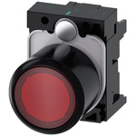 Siemens SIRIUS ACT Series Red Momentary Push Button Head, 22mm Cutout, IP66, IP67, IP69K