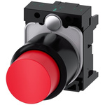 Siemens SIRIUS ACT Series Red Momentary Push Button, 22mm Cutout, IP66, IP67, IP69K