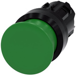 Siemens SIRIUS ACT Series Green Momentary Push Button Head, 22mm Cutout, IP66, IP67, IP69K