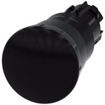 Siemens SIRIUS ACT Series Black Latching Push Button Head, 22mm Cutout, IP66, IP67, IP69K