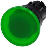 Siemens SIRIUS ACT Series Green Momentary Push Button Head, 22mm Cutout, IP66, IP67, IP69K